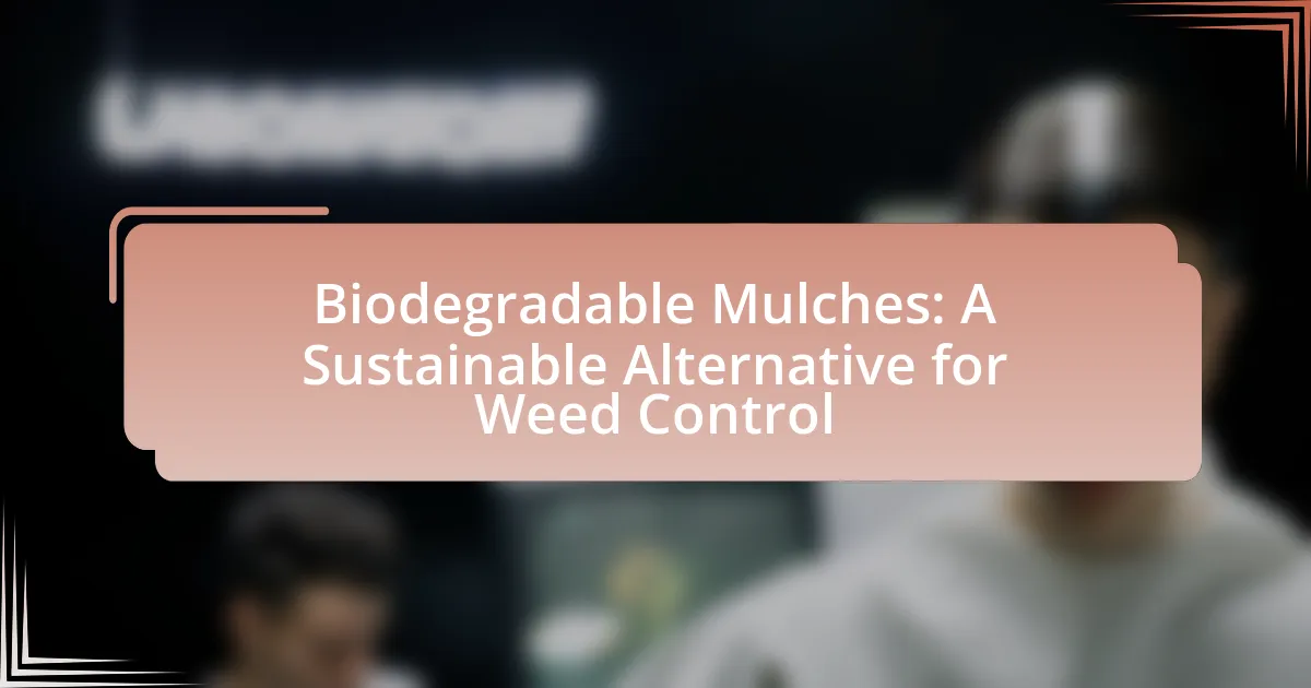 Biodegradable Mulches: A Sustainable Alternative for Weed Control