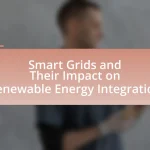 Smart Grids and Their Impact on Renewable Energy Integration