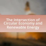 The Intersection of Circular Economy and Renewable Energy