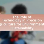 The Role of Technology in Precision Agriculture for Environmental Sustainability